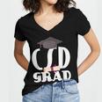CSD Masters Graduation Men Women Son Daughter Women's Jersey Short Sleeve Deep V-Neck Tshirt