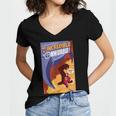 Disney Pixar The Incredibles Omnidroid Comic Book Cover Women's Jersey Short Sleeve Deep V-Neck Tshirt Disney Pixar The Incredibles Omnidroid Comic Book Cover Women's Jersey Short Sleeve Deep V-Neck Tshirt