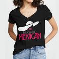 Educated Mexican Graduation Shirt For Women Women's Jersey Short Sleeve Deep V-Neck Tshirt