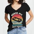Error 404 Streaming Not Found Nostalgia VHS Retro Tape Women's Jersey Short Sleeve Deep V-Neck Tshirt Error 404 Streaming Not Found Nostalgia VHS Retro Tape Women's Jersey Short Sleeve Deep V-Neck Tshirt