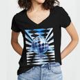 Frutiger Aero Aesthetic Tech Checkered Room Orb Sky Women's Jersey Short Sleeve Deep V-Neck Tshirt Frutiger Aero Aesthetic Tech Checkered Room Orb Sky Women's Jersey Short Sleeve Deep V-Neck Tshirt