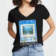 Frutiger Aero Aesthetic Tech Computer Aquarium Tarot Card Women's Jersey Short Sleeve Deep V-Neck Tshirt Frutiger Aero Aesthetic Tech Computer Aquarium Tarot Card Women's Jersey Short Sleeve Deep V-Neck Tshirt