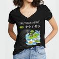 Frutiger Aero Y2K Fashion Trends Statement Piece Tech Orbite Women's Jersey Short Sleeve Deep V-Neck Tshirt Frutiger Aero Y2K Fashion Trends Statement Piece Tech Orbite Women's Jersey Short Sleeve Deep V-Neck Tshirt