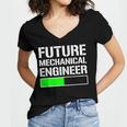 Future Mechanical Engineer Cool Graduation Women's Jersey Short Sleeve Deep V-Neck Tshirt