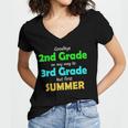 Goodbye 2nd Grade On My Way To 3th Grade 2022 Graduation Women's Jersey Short Sleeve Deep V-Neck Tshirt