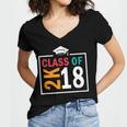 Graduation 2018 Class Of 2018 2K18 Tshirt Women's Jersey Short Sleeve Deep V-Neck Tshirt