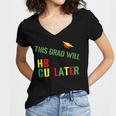 HBCU Graduation Shirt HBCU Grad Shirt Women's Jersey Short Sleeve Deep V-Neck Tshirt