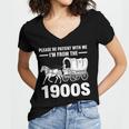 I'm From The 1900s Tee Over The Hill Women's Jersey Short Sleeve Deep V-Neck Tshirt I'm From The 1900s Tee Over The Hill Women's Jersey Short Sleeve Deep V-Neck Tshirt