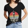 I'm Not Old I'm Classic Retro Nostalgia Women's Jersey Short Sleeve Deep V-Neck Tshirt I'm Not Old I'm Classic Retro Nostalgia Women's Jersey Short Sleeve Deep V-Neck Tshirt