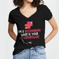 I'm A Veterinarian Vet Student Graduation Women's Jersey Short Sleeve Deep V-Neck Tshirt