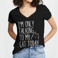 Introvert Cat Lover Kitten Kitty Cat Mom Cat Dad Pet Lover Women's Jersey Short Sleeve Deep V-Neck Tshirt Introvert Cat Lover Kitten Kitty Cat Mom Cat Dad Pet Lover Women's Jersey Short Sleeve Deep V-Neck Tshirt
