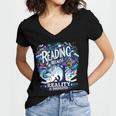 Introvert Reader Bibliofile Bookworm Loves Books Women's Jersey Short Sleeve Deep V-Neck Tshirt