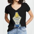Introverted Fountain Pen Enthusiast Smiling Face Women's Jersey Short Sleeve Deep V-Neck Tshirt Introverted Fountain Pen Enthusiast Smiling Face Women's Jersey Short Sleeve Deep V-Neck Tshirt