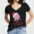 Jingle All The Way Away From Me This Christmas For Introvert Women's Jersey Short Sleeve Deep V-Neck Tshirt Jingle All The Way Away From Me This Christmas For Introvert Women's Jersey Short Sleeve Deep V-Neck Tshirt