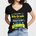 Kids So Long 8th Grade Graduation Here I Come 9th Grade Women's Jersey Short Sleeve Deep V-Neck Tshirt