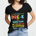 Kids So Long PRE-K It's Been Fun Graduation Women's Jersey Short Sleeve Deep V-Neck Tshirt