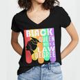 Law School Graduation Queen New Lawyer Attorney Grad Women's Jersey Short Sleeve Deep V-Neck Tshirt