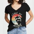 Leave Me Alone Raccoon Lover Introvert Antisocial Shy INTP Women's Jersey Short Sleeve Deep V-Neck Tshirt Leave Me Alone Raccoon Lover Introvert Antisocial Shy INTP Women's Jersey Short Sleeve Deep V-Neck Tshirt