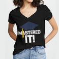 Mastered ItShirt Graduation Men Graduate Women's Jersey Short Sleeve Deep V-Neck Tshirt