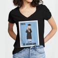 Mexican For Graduation El Graduado 2024 Women's Jersey Short Sleeve Deep V-Neck Tshirt