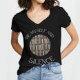 Me Myself And Silence Sarcastic Reading Books Introvert Top Women's Jersey Short Sleeve Deep V-Neck Tshirt Me Myself And Silence Sarcastic Reading Books Introvert Top Women's Jersey Short Sleeve Deep V-Neck Tshirt