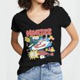 Nostalgia Gen X 90s Nineties Things Women's Jersey Short Sleeve Deep V-Neck Tshirt