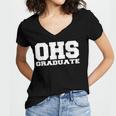 OHS High School Graduation Party Rival Game OHS Reunion Women's Jersey Short Sleeve Deep V-Neck Tshirt
