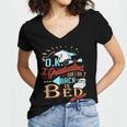 OK I Graduated Can I Go Back To Bed Now Graduation Women's Jersey Short Sleeve Deep V-Neck Tshirt