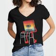 Old Vintage Cassette Tape 70s 80s 80s Outfit Nostalgia Women's Jersey Short Sleeve Deep V-Neck Tshirt Old Vintage Cassette Tape 70s 80s 80s Outfit Nostalgia Women's Jersey Short Sleeve Deep V-Neck Tshirt