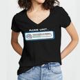 Overthinking In Progress Introvert Please Wait Women's Jersey Short Sleeve Deep V-Neck Tshirt