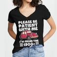 Be Patient With Me I'm From The 1900s Vintage Car Humor Women's Jersey Short Sleeve Deep V-Neck Tshirt