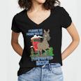 Patient With Me I'm From The 1900s Women's Jersey Short Sleeve Deep V-Neck Tshirt Patient With Me I'm From The 1900s Women's Jersey Short Sleeve Deep V-Neck Tshirt