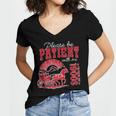 Please Be Patient I'm From The 1900s Retro Gen X Millenn Women's Jersey Short Sleeve Deep V-Neck Tshirt