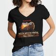 Please Be Patient With Me I'm From The 1900s Vintage Turkey Women's Jersey Short Sleeve Deep V-Neck Tshirt