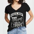 Please Be Patient With Me I'm From The 1900s Vintage Vibes Women's Jersey Short Sleeve Deep V-Neck Tshirt