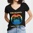 Pre-School Level Complete Graduation Video Gamer PreschoolWomen's Jersey Short Sleeve Deep V-Neck Tshirt