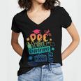 Preschool 2021 Graduate Prek Quarantine Preschool Graduation Women's Jersey Short Sleeve Deep V-Neck Tshirt