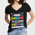 Proud MOM Of a 2025 PRE-K Graduate -Graduation Women's Jersey Short Sleeve Deep V-Neck Tshirt