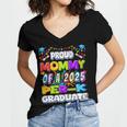 Proud MOMMY Of a 2025 PRE-K Graduate -Graduation Women's Jersey Short Sleeve Deep V-Neck Tshirt