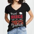 Proud Niece Of a Class Of 2025 Graduate For Graduation Women's Jersey Short Sleeve Deep V-Neck Tshirt