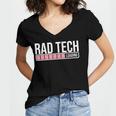 Rad Tech Loading Future Radiology Student Graduation Women's Jersey Short Sleeve Deep V-Neck Tshirt