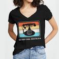 Retro Rotary Dial Nostalgia Dial Phone Women's Jersey Short Sleeve Deep V-Neck Tshirt Retro Rotary Dial Nostalgia Dial Phone Women's Jersey Short Sleeve Deep V-Neck Tshirt