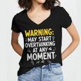Sarcastic Saying For Overthinkers Introverts Women's Jersey Short Sleeve Deep V-Neck Tshirt Sarcastic Saying For Overthinkers Introverts Women's Jersey Short Sleeve Deep V-Neck Tshirt