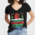 Snow Christmas Introvert Team Introverted Introvert Xmas Women's Jersey Short Sleeve Deep V-Neck Tshirt Snow Christmas Introvert Team Introverted Introvert Xmas Women's Jersey Short Sleeve Deep V-Neck Tshirt