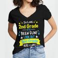 So Long 2nd Grade Here I Come 3rd Grader Graduation Women's Jersey Short Sleeve Deep V-Neck Tshirt