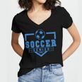 Soccer Senior Night Soccer Senior 2026 Graduation 44 Women's Jersey Short Sleeve Deep V-Neck Tshirt