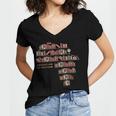 History Book Education Is Freedom Women's Jersey Short Sleeve Deep V-Neck Tshirt