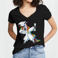Unicorn Student Graduation 2022 Boys Girls Teenagers Teen Women's Jersey Short Sleeve Deep V-Neck Tshirt