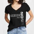Vintage Senior Class Of 2023 Senior Graduation 2023 Women's Jersey Short Sleeve Deep V-Neck Tshirt
