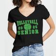 Volleyball Senior Night Volleyball Senior 2025 Graduation 16 Women's Jersey Short Sleeve Deep V-Neck Tshirt